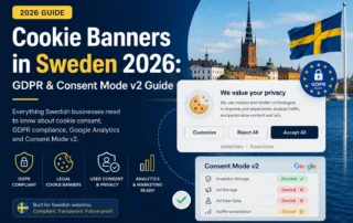 Cookie Banners in Sweden 2026: GDPR & Consent Mode v2 Guide
