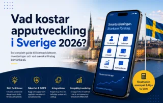 Vad kostar apputveckling i Sverige 2026?