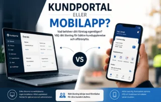 Kundportal eller mobilapp