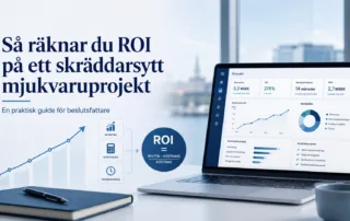 Så räknar du ROI på ett skräddarsytt mjukvaruprojekt