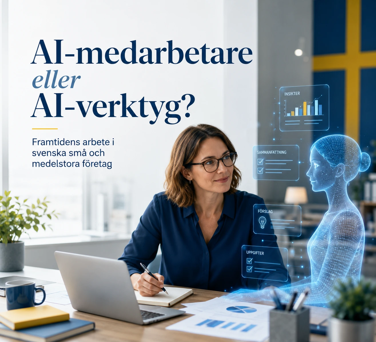 AI-medarbetare eller AI-verktyg? Framtiden för svenska SME-företag