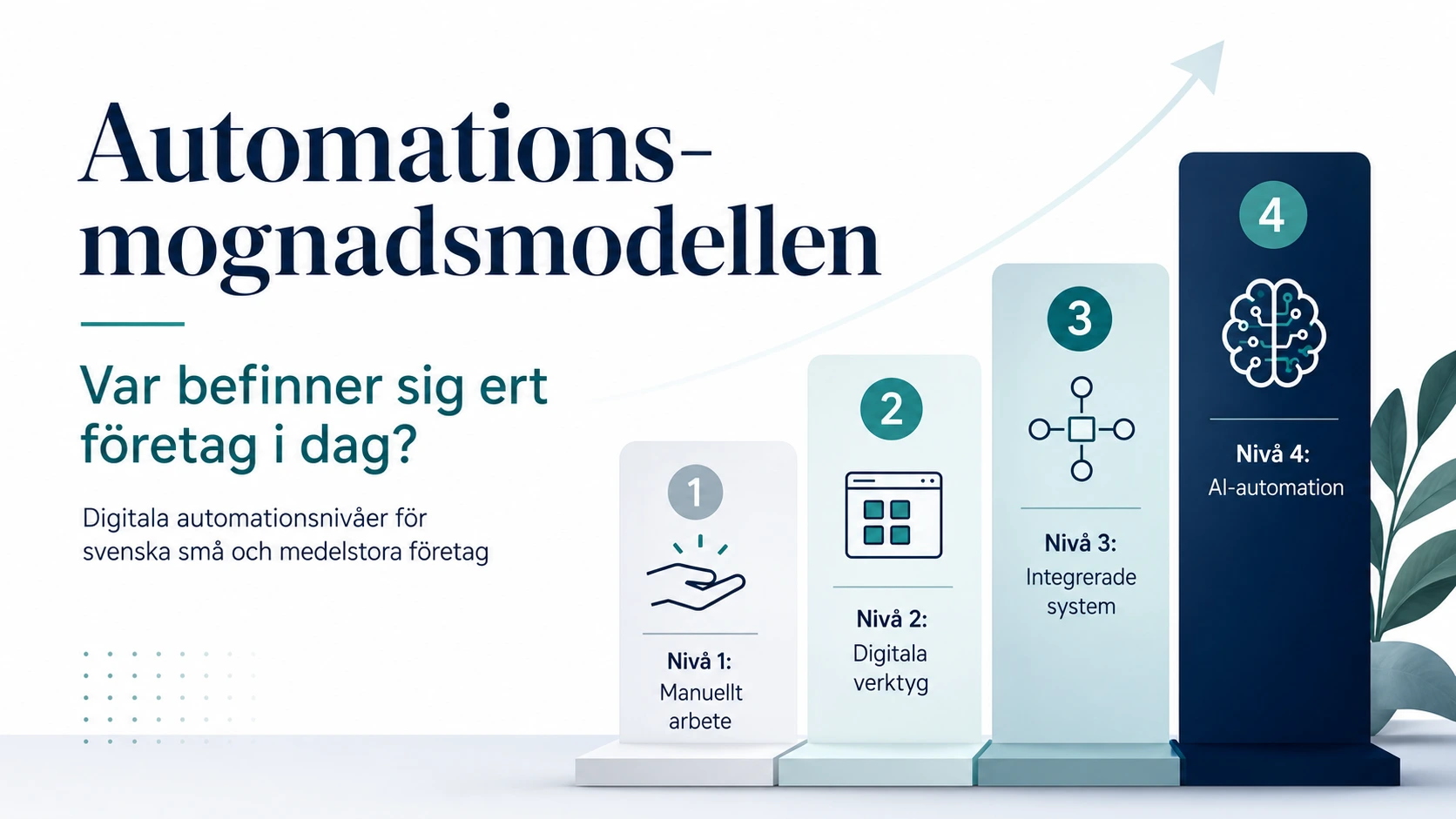 Automationsmognadsmodellen: Var befinner sig ert företag i dag?
