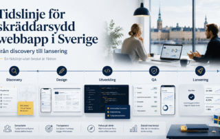 Tidslinje för webbapp i Sverige
