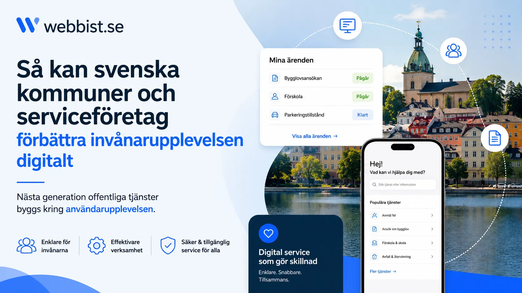 Digital service för svenska kommuner och serviceföretag